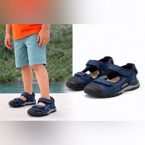 Geox Respira Kids Closed Toe Sandals Navy EU 34 US 3 Sport